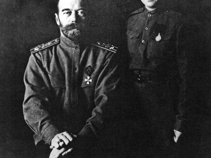 Nicholas_II_and_Alexei_at_Stavka